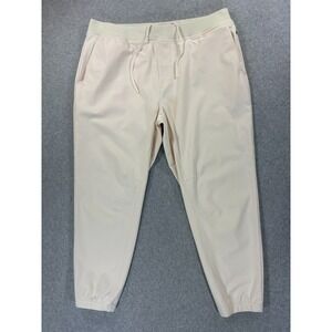 Legends Performance‎ Tech Jogger Sweatpants (Men's 2XL) Off White